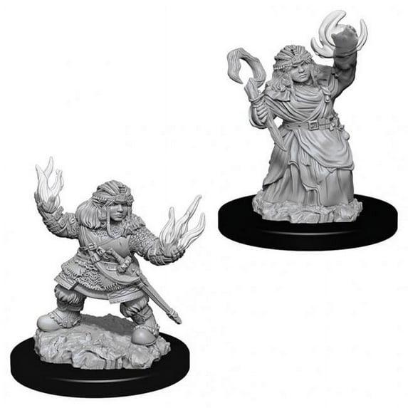 Pathfinder Battles Deep Cuts Unpainted Miniatures: Female Dwarf Summoner