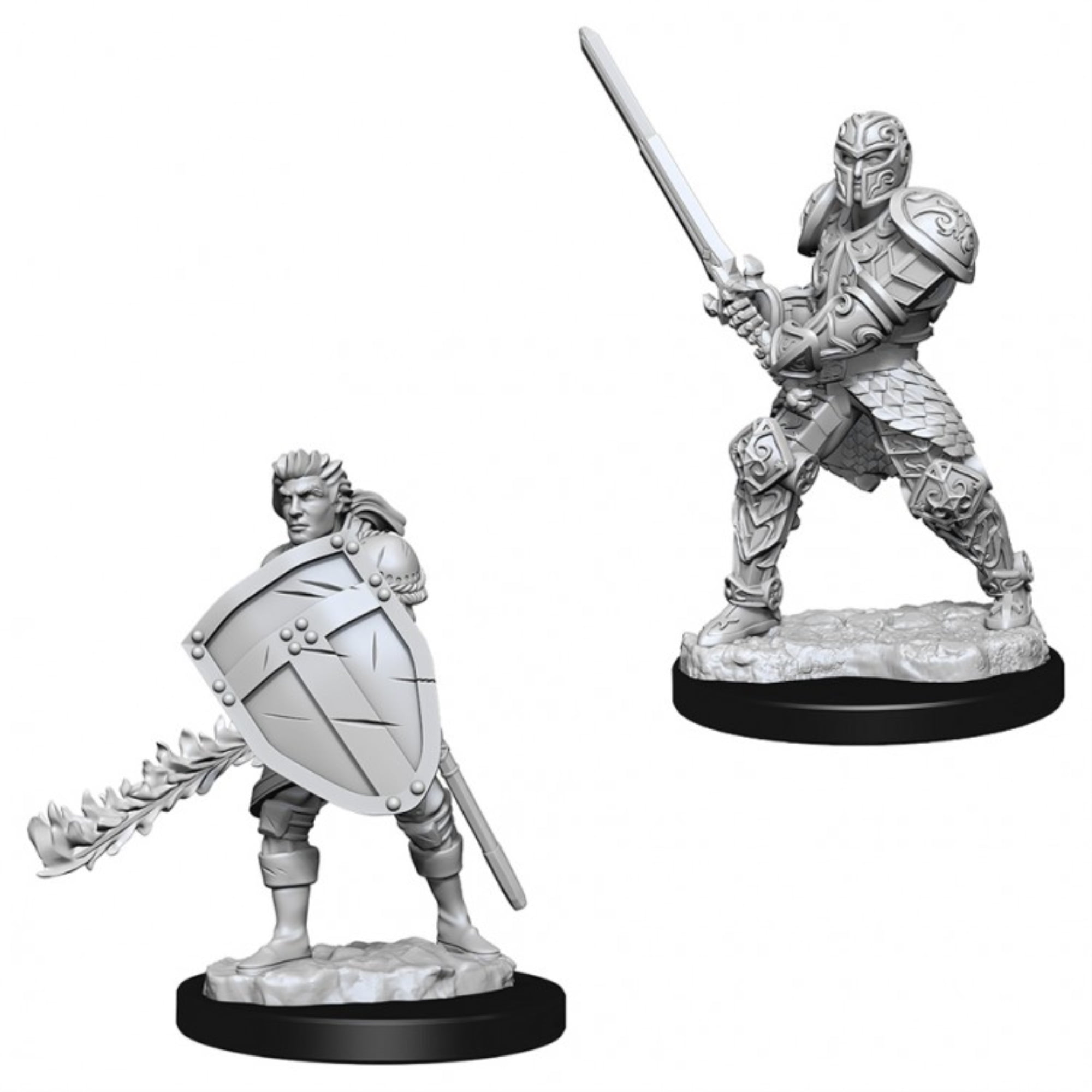 WizKids D&D Nolzur's Marvelous Miniatures – Spectator & Gazers – Non Peint – Prêt à Peindre