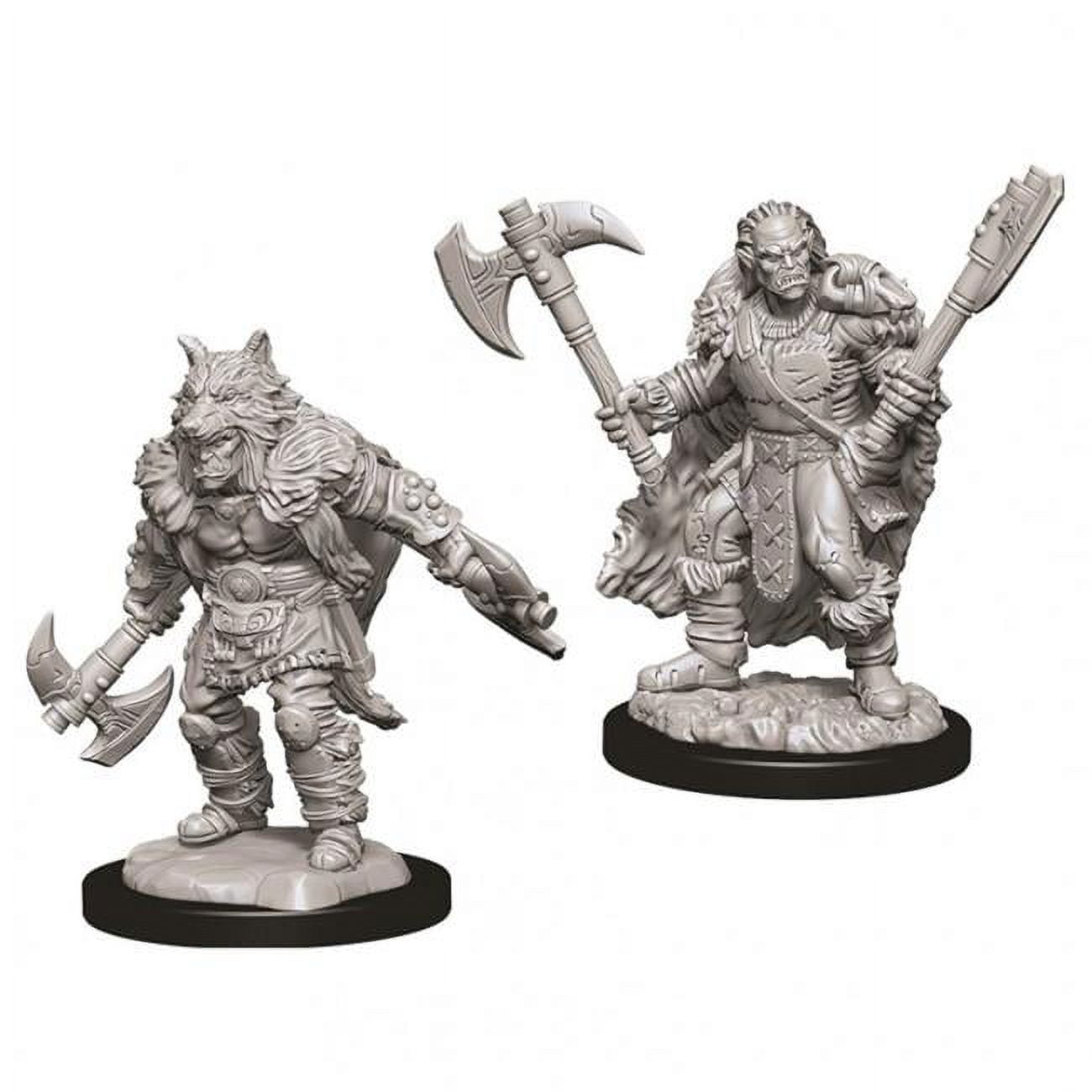 Half Orc Barbarian Miniature
