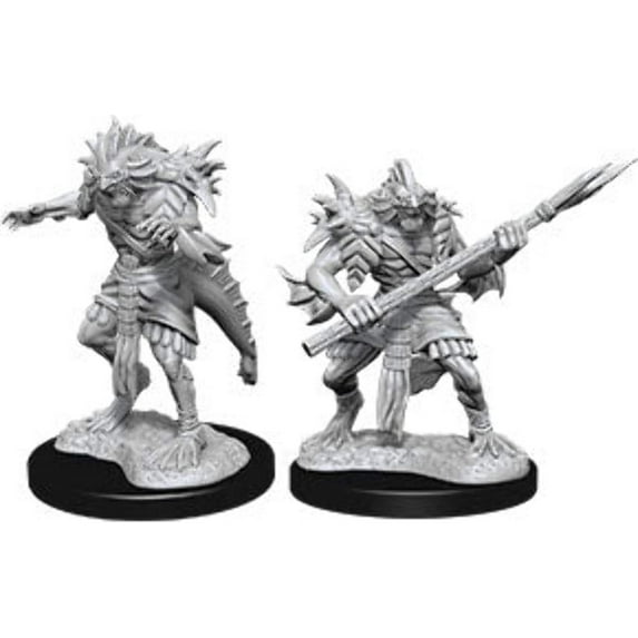 WizKids WZK90073 Dungeons & Dragons Nolzurs Marvelous Unpainted Miniatures - Sahuagin Wave 12