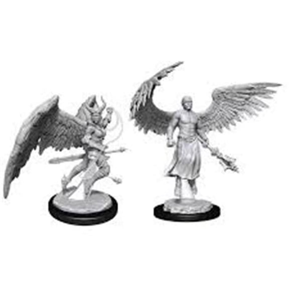 WizKids WZK90157 Dungeons & Dragons Deva & Erinyes W13 Nolzurs Marvelous Miniatures