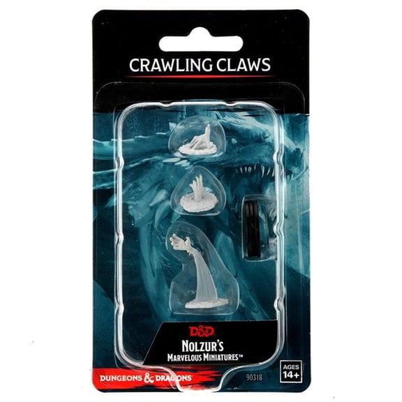 WizKids WZK90318 Dungeons & Dragons Nolzus Marvelous Unpainted - Crawling Claws W15 Miniature Game - 3 Count