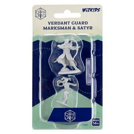 Verdant Guard Marksman and Satyr Unpainted Miniatures Critical Role Series Figures WizKids
