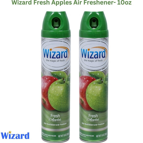 Wizard AFresh Apples Air Freshener- 10oz Each , 2 Pack