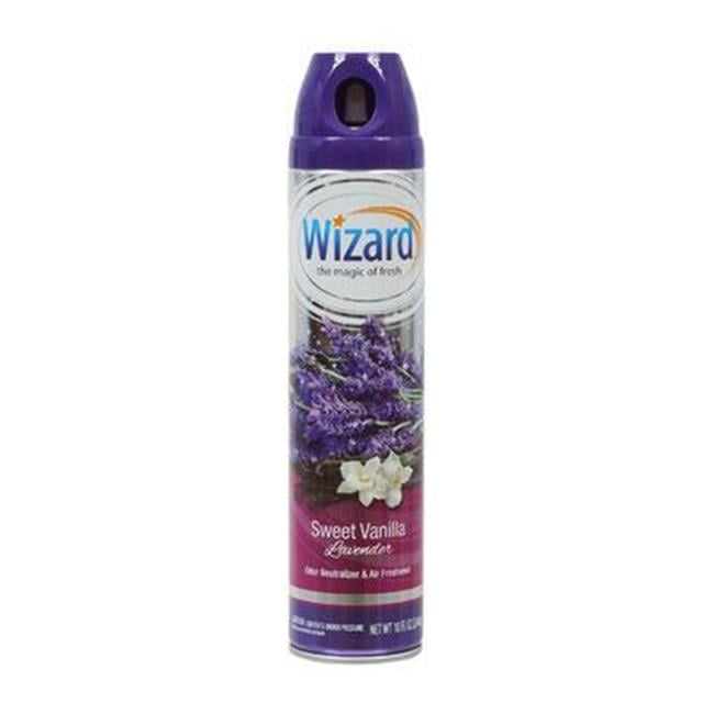 12 Wizard Automatic Spray Refills – Sweet Vanilla Lavender – 5 Oz, Fits Glade & Air Wick
