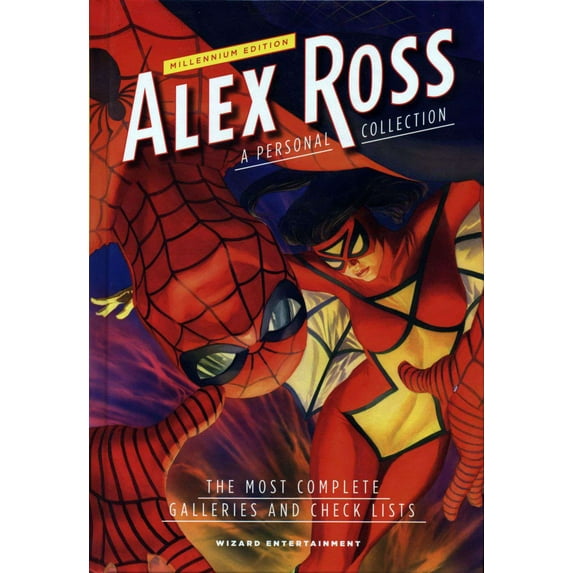 Wizard Alex Ross Millennium Edition Hardcover Book #38 of 100 (Spider-Man / Spider-Woman Cover Signed)