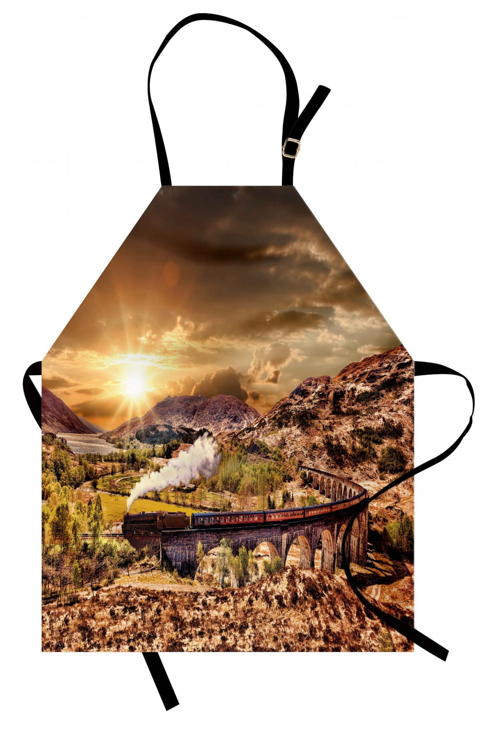 Wizard Apron Wizard School Express Famous Train Landscape Glenfinnan ...