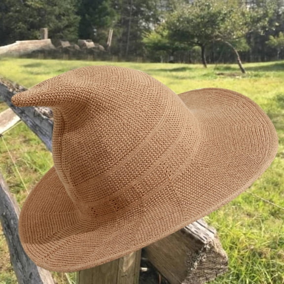 Wizard Bucket Hat Summer Edition - Unisex Foldable Uv Protection, Cosplay/Festival Gear (Fun & Quirky) Under 5$, Yubnlvae Cap Women Costume Warm Hat Foldable Summer Large , Brown, One Size