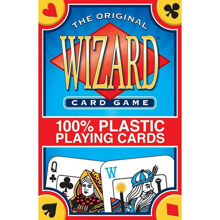 100% Plastic Wizard Card Game, (Hardcover) - Walmart.com