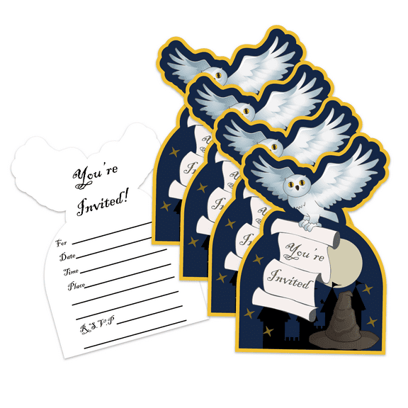 Wizard Castle Birthday Party Invitations & Envelopes Value Pack (20 Count)