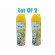 Wizard Double Action 2 in 1 Odor Neutralizer + Air Freshener, Citrus Blast 2 Pack
