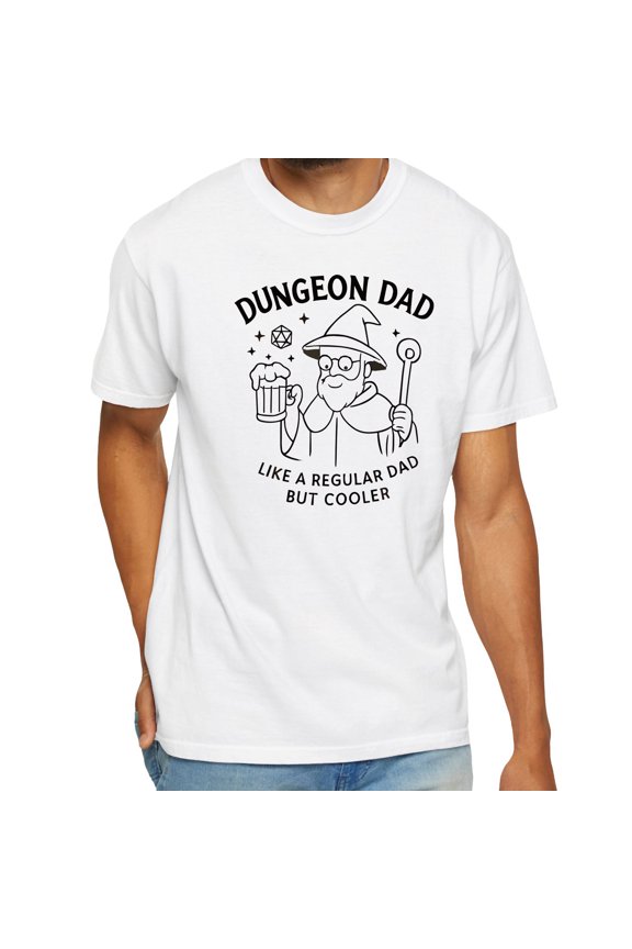 Wizard Dungeon Dad Like a Regular Dad But Cooler T-Shirt
