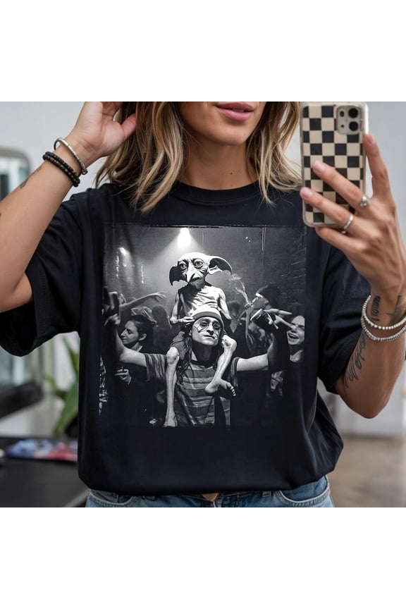 Wizard Graphic Shirt Fantasy Movie Inspired Party Scene Art Tee Comfort Colors Unisex Cotton T-Shirt, Sizes S-3XL