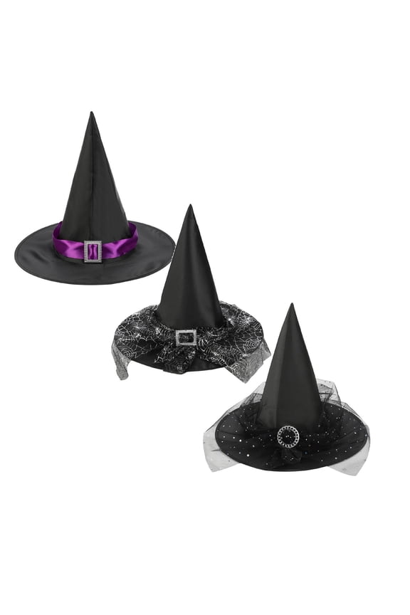 Wizard Hat Birthday Hats Witch Clothes for Girls 3PCS Pastel Halloween Decor
