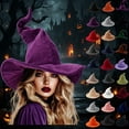 thumbnail image 1 of Wizard Hat for Adult Halloween Costume Witch Hat Cosplay Accessory, 1 of 5