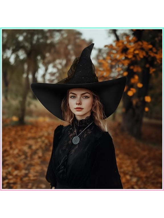 Wizard Hat for Adult Halloween Costume Witch Hat Cosplay Accessory