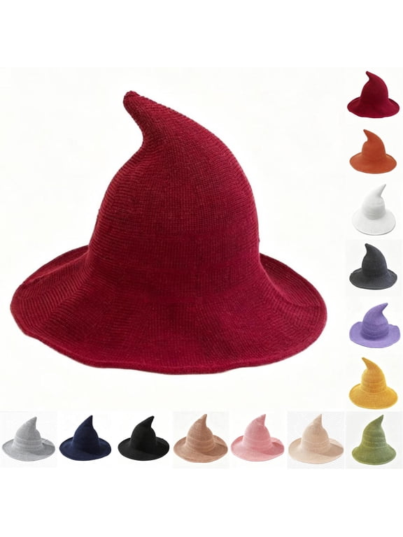 Wizard Hat for Adult Halloween Costume Witch Hat Cosplay Accessory