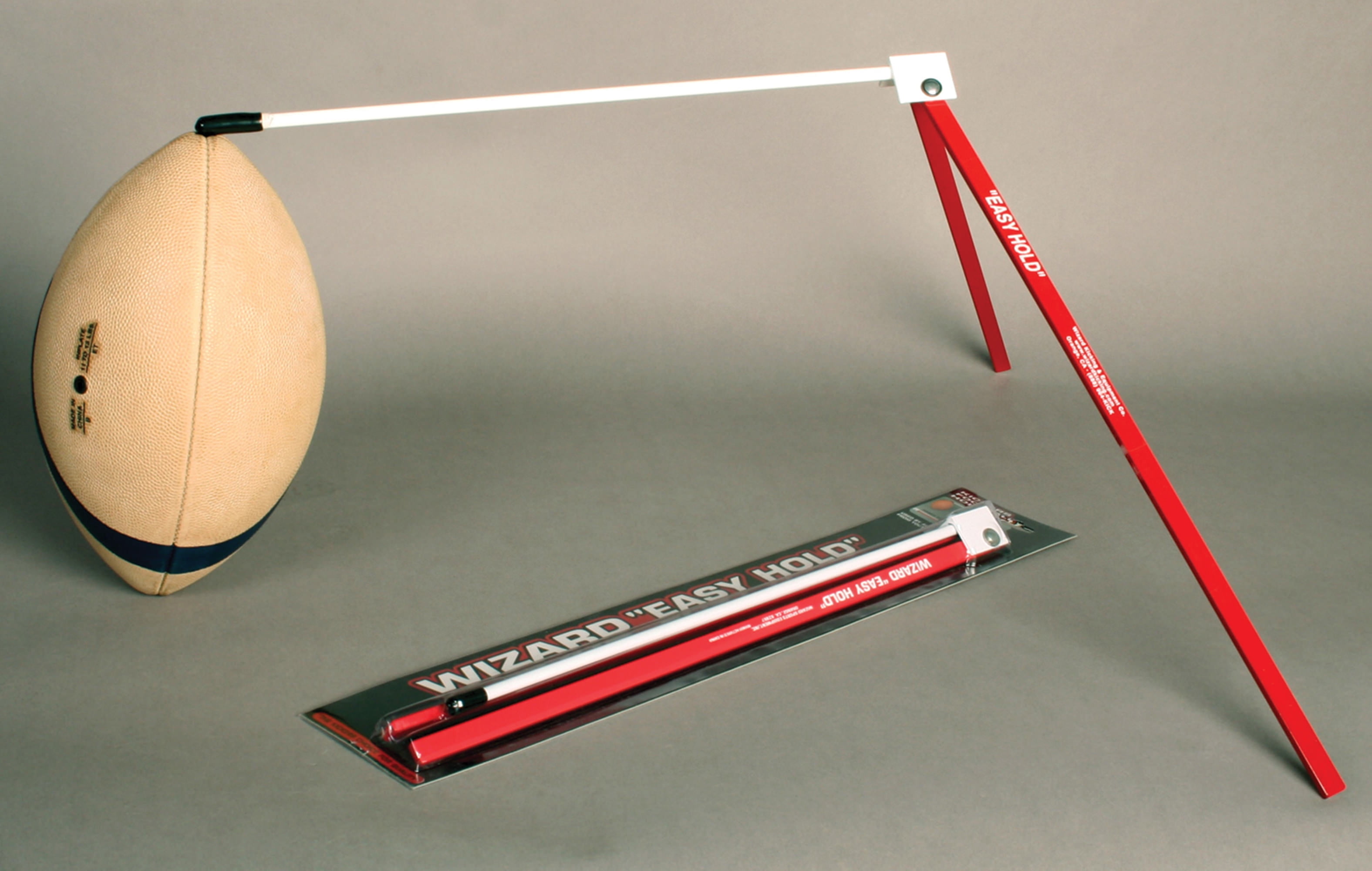 Wizard Kicking Stix Football Holder in Different Colors