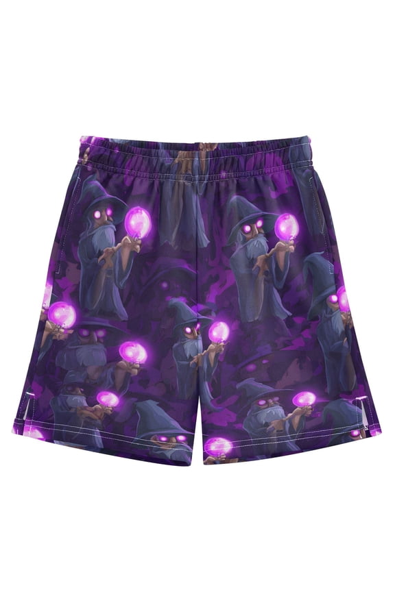 Wizard Magic Orb Athletic Shorts Breathable with Comfort Fit Drawstring Casual Sweatshorts Medium