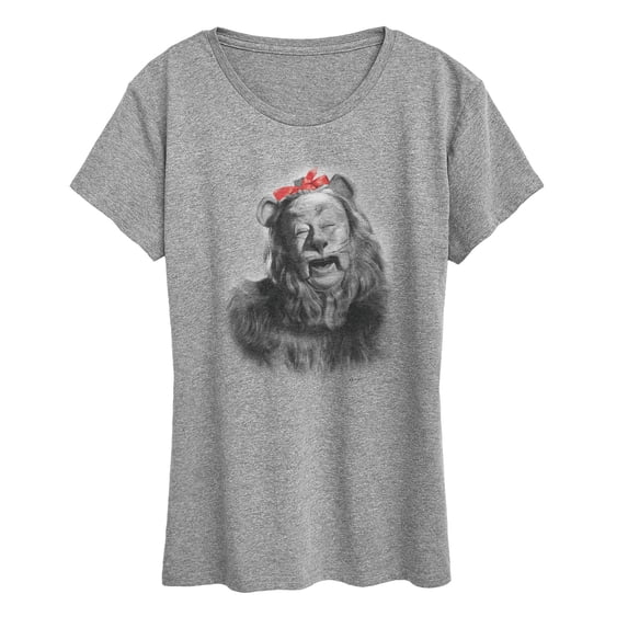 Wizard Of Oz - Bow Lion - Women's Short Sleeve Graphic T-Shirt