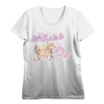 thumbnail image 1 of Wizard Of Oz Cartoon Group Shot Women's Vivid White Crew Neck Short Sleeve Crop Tee-Medium, 1 of 5