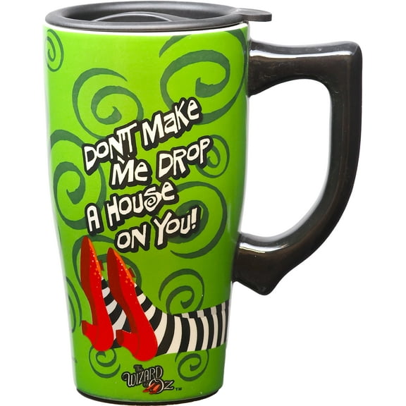 DROP A HOUSE 18 OUNCE CERAMIC TRAVEL MUG