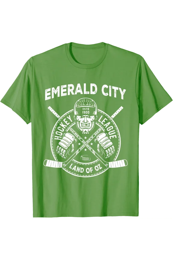 Wizard Of Oz Emerald City Hockey Costume T-Shirt All Size S-5Xl