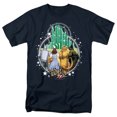 thumbnail image 1 of Wizard Of Oz Emerald City Unisex Adult T Shirt, Navy, Large, 1 of 6