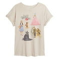 thumbnail image 1 of Wizard Of Oz - Oz Group Tonal Washed - Women's Oversized Graphic T-Shirt, 1 of 4