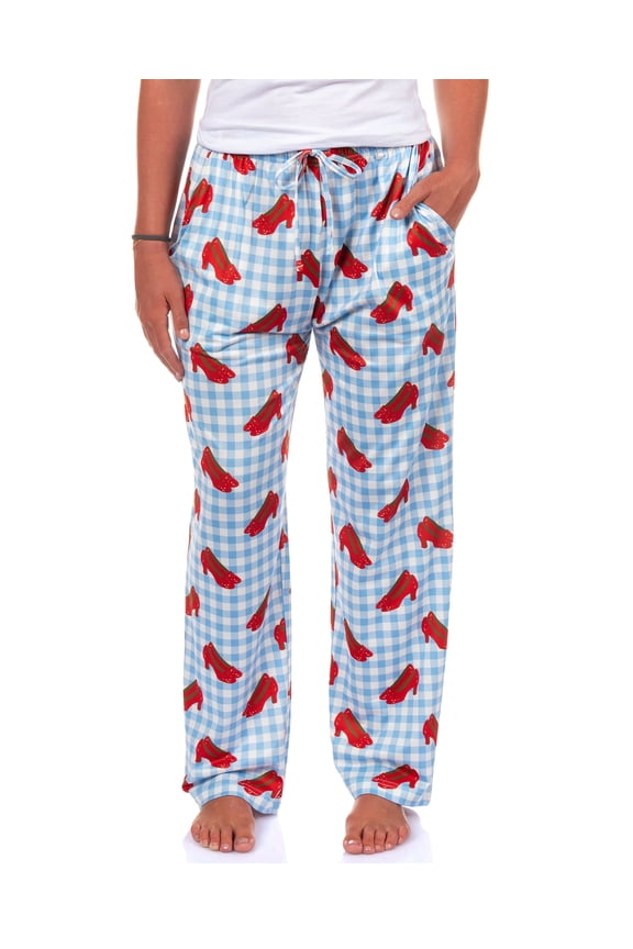 Wizard Of Oz Pajamas Women's Ruby Slippers AOP Lounge Pajama Pants