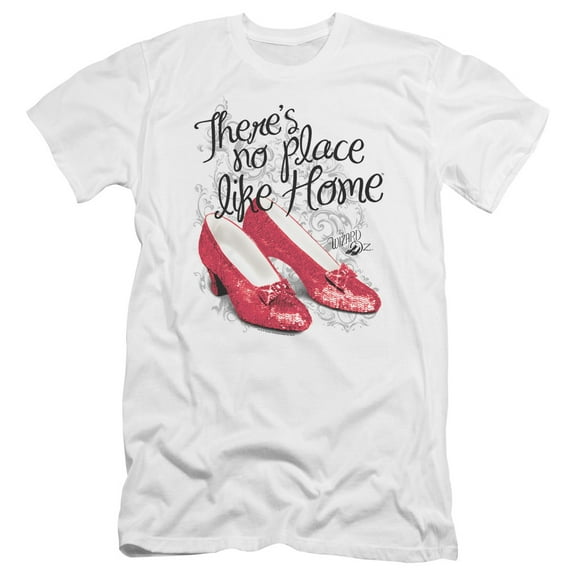 Wizard Of Oz - Ruby Slippers - Premium Slim Fit Short Sleeve Shirt - Small