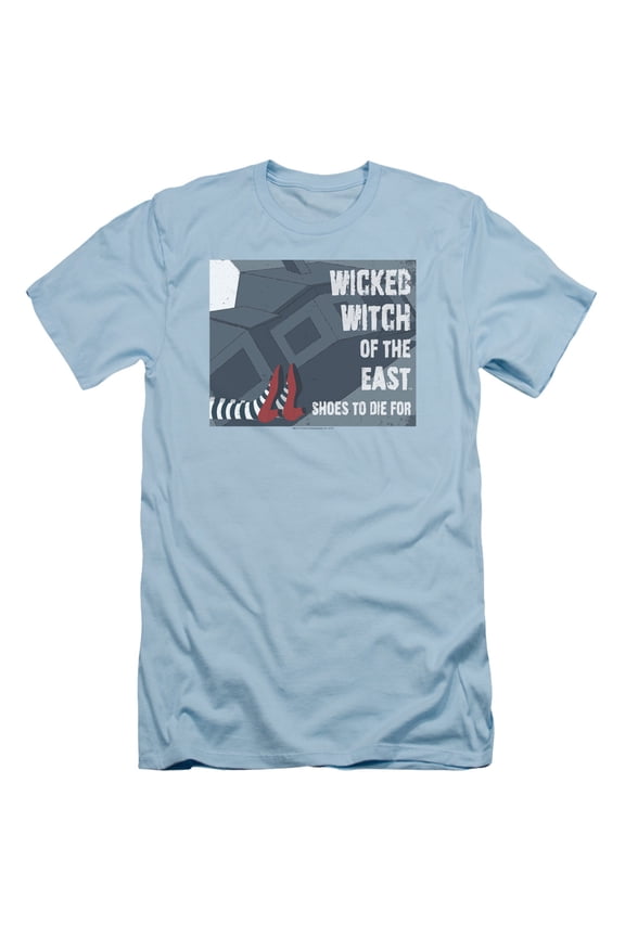Wizard Of Oz Shoes To Die For Adult 30/1 T-Shirt Light Blue