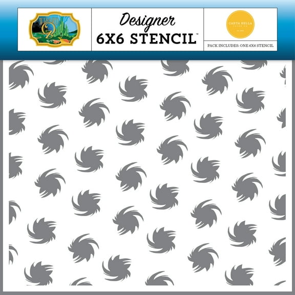 Wizard Of Oz Stencils 6"X6"-Twister