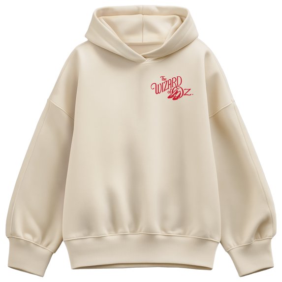 Wizard Of Oz - Theres No Place Like Home - Ladies Oversized Fleece Hoodie Sweatshirt