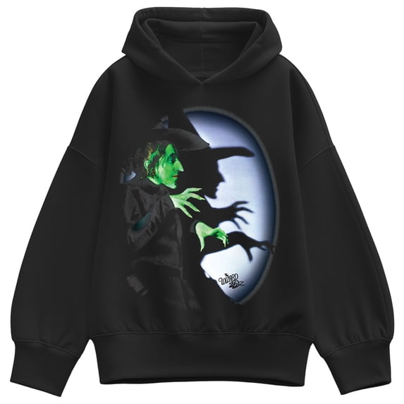 Wizard Of Oz - Wicked Witch - Ladies Oversized Fleece Hoodie Sweatshirt