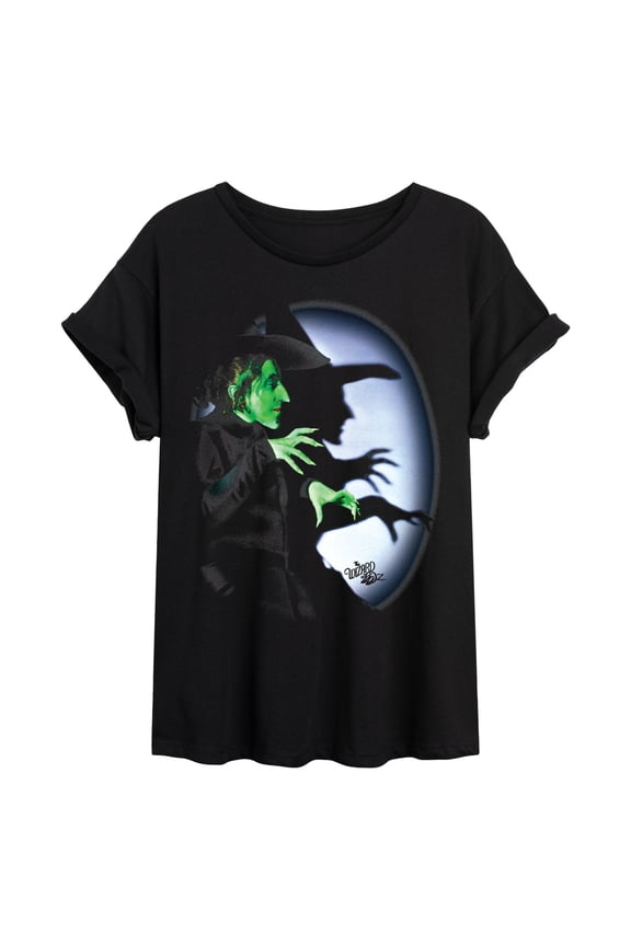 Wizard Of Oz - Wicked Witch - Women's Oversized Graphic T-Shirt