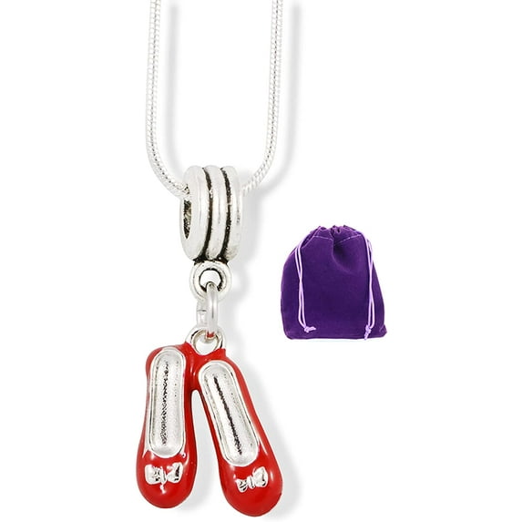 Wizard of Oz Gifts | Wizard of Oz Jewelry and Wizard Necklace Gift for Women and Men or Great Ruby Slippers