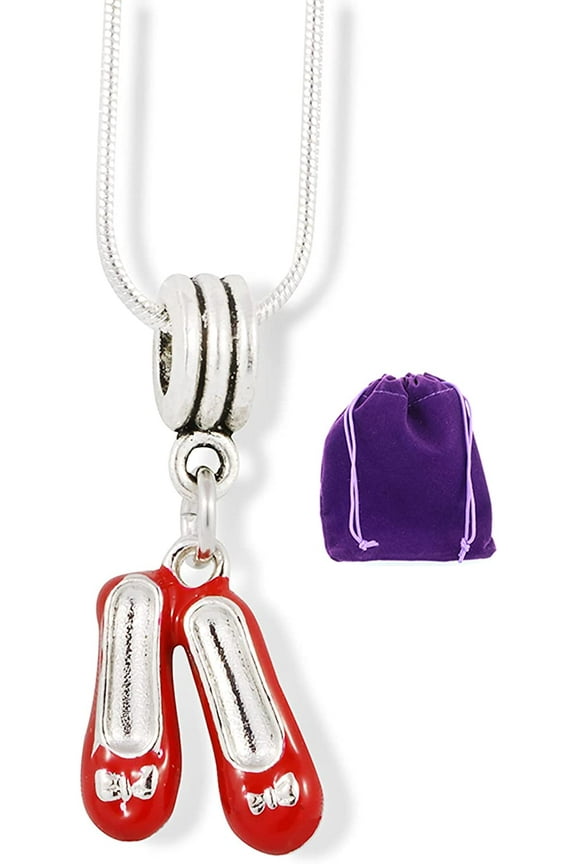Wizard of Oz Gifts | Wizard of Oz Jewelry and Wizard Necklace Gift for Women and Men or Great Ruby Slippers