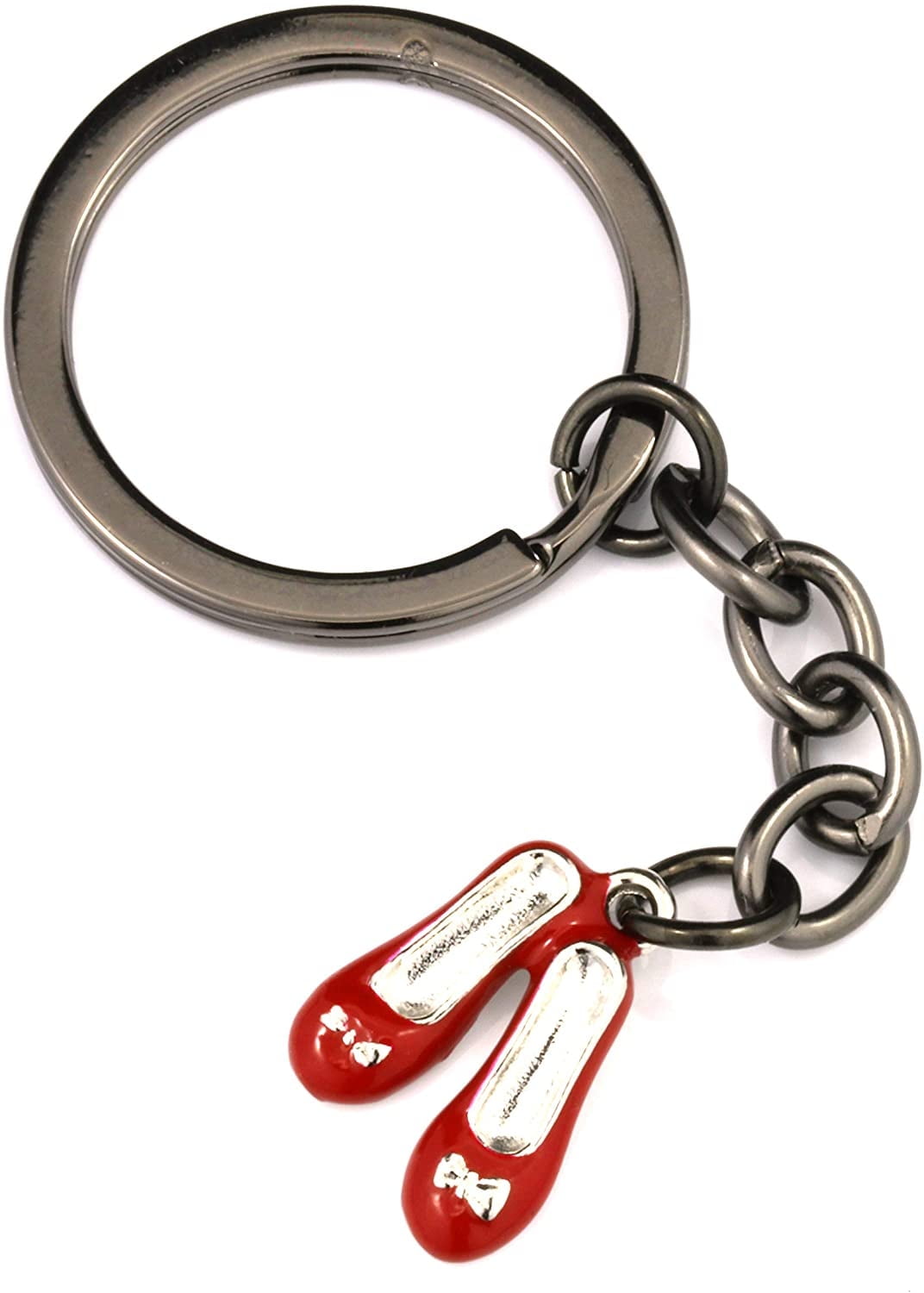 Wizard of Oz Keychain | Wizard of Oz Gifts for Women and Ruby Keychain for Fans of The Wizard of Oz Story with Ruby Slippers Wizard of Oz Keychain with Ruby Slipper Charm for a Wizard of Oz Basket