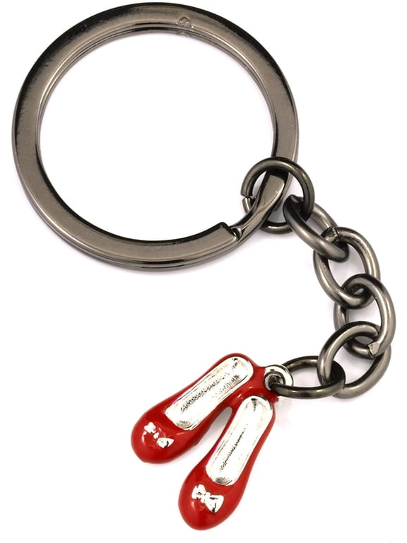 Wizard of Oz Ruby Slippers Keychain, Red