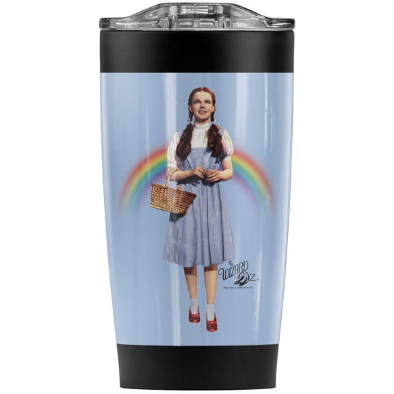 The Wizard Of Oz/Over The Rainbow Stainless Steel Tumbler 20 oz Coffee Travel Mug/Cup, Vacuum Insulated & Double Wall with Leakproof Sliding Lid | Great for Hot Drinks and Cold Beverages