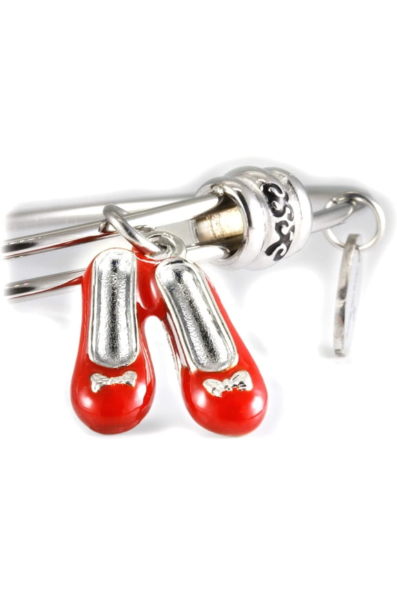 Wizard of Oz | Ruby Slippers Jewelry or Ruby Red Slippers Bracelet Bangle for Fans of The Wizard of Oz Gifts