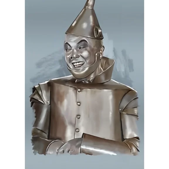 The Wizard of Oz Tin Woodman 5D Diamond Painting Tools for Adults DIY Diamond Art Tools for Beginners with Round Full Diamond Diamond Gemstones Home Wall Painting Art Decoration Gift Artwork