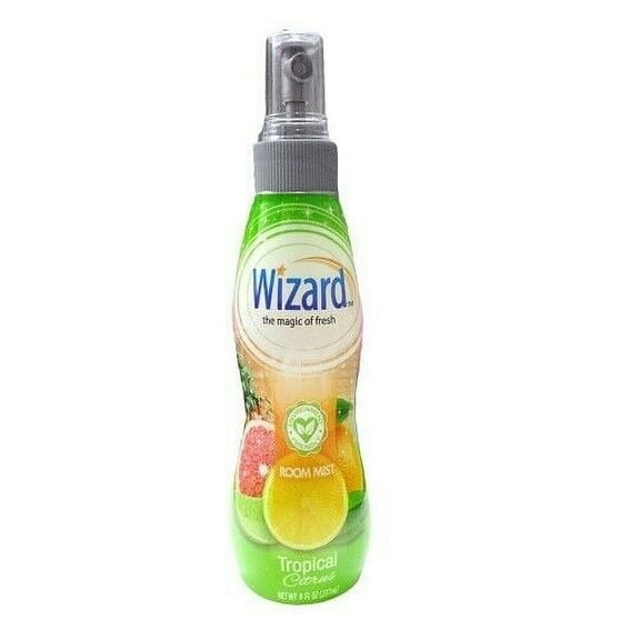 Wizard Room Mist Air Freshener 7.5oz Spray Tropical Citrus Scent  Pack of 3