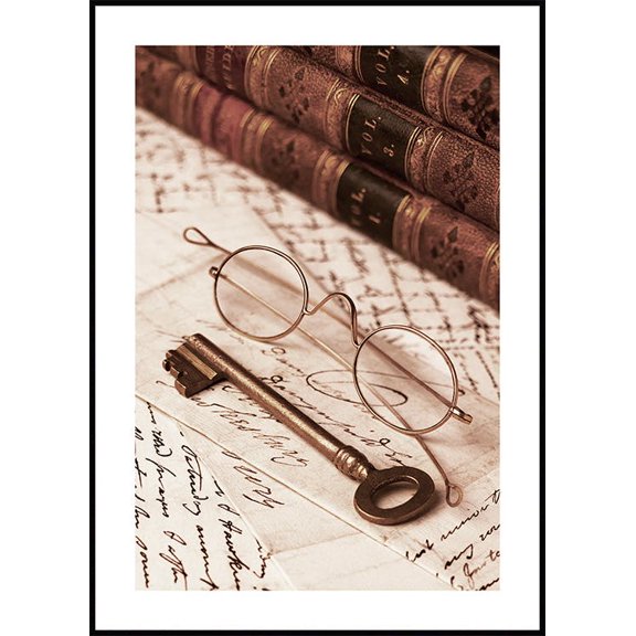 Wizard'S Desk Poster Wall Art, Modern Wall Decor For Living Room Bedroom, 12x18 UNFRAMED