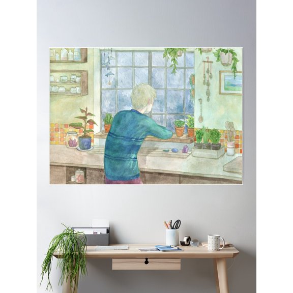 Wizard'S Kitchen Poster Wall Art, Modern Wall Decor For Living Room Bedroom, 12x18 UNFRAMED