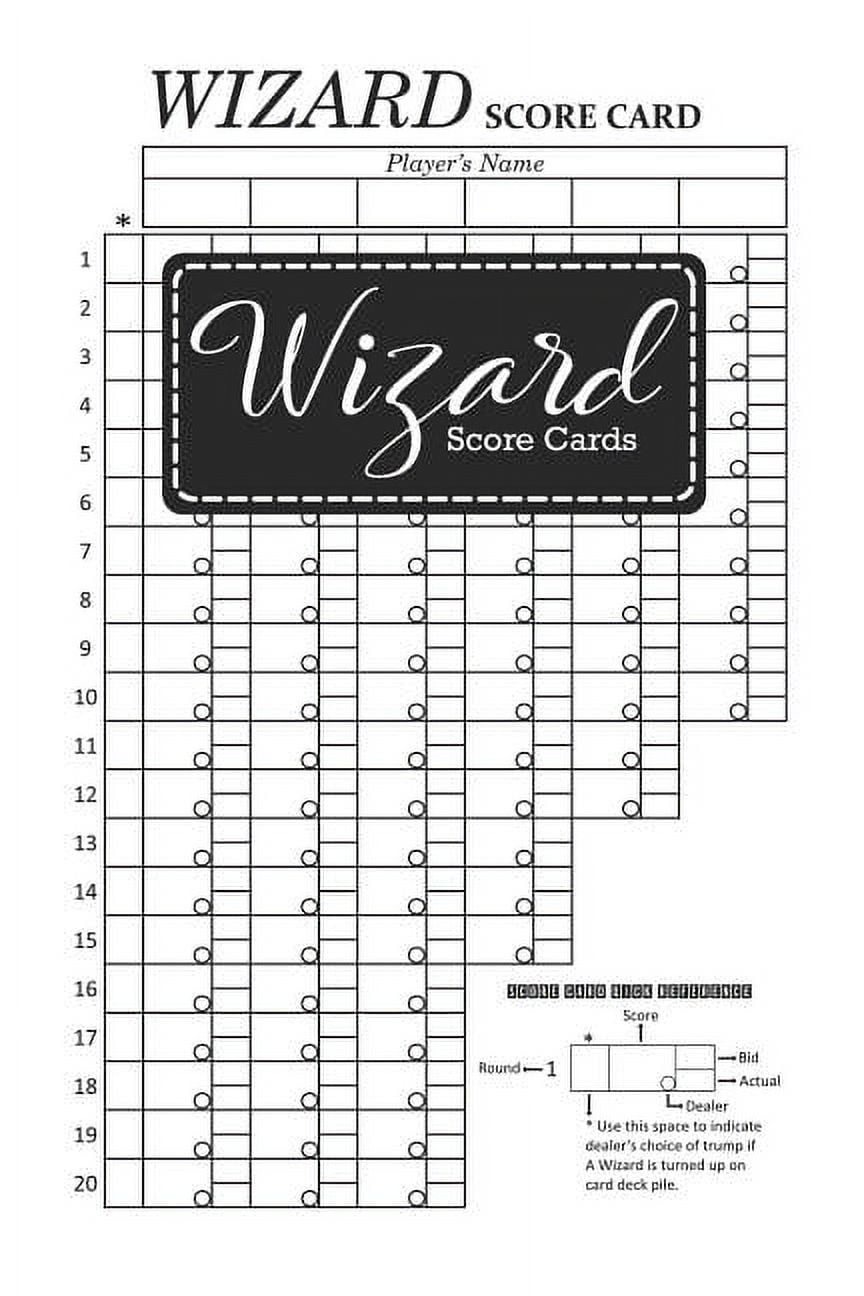 Fair Play Games - Wizard Score Sheets - Discounted Board Games and Card  Games - US Games Inc. 