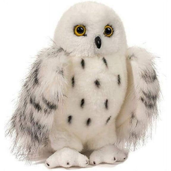 Wizard Snowy Owl Plush Stuffed Animal - 8 Inches Tall | Soft & Cuddly Owl Toy