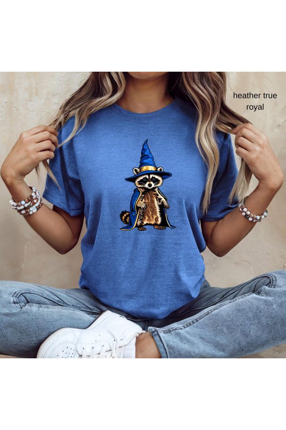 Wizard T Shirt & Sweatshirt, Magical Shirt, Fantasy Animal Graphic Tee, Cute Wizard