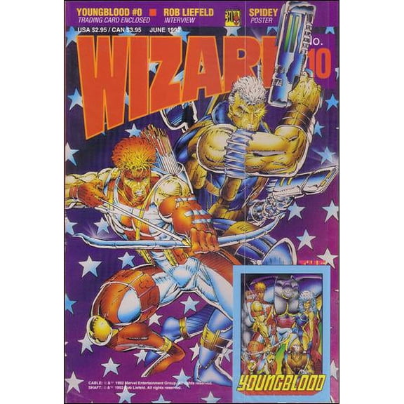 Wizard: The Comics Magazine #10 (in bag) VF ; Wizard Comic Book